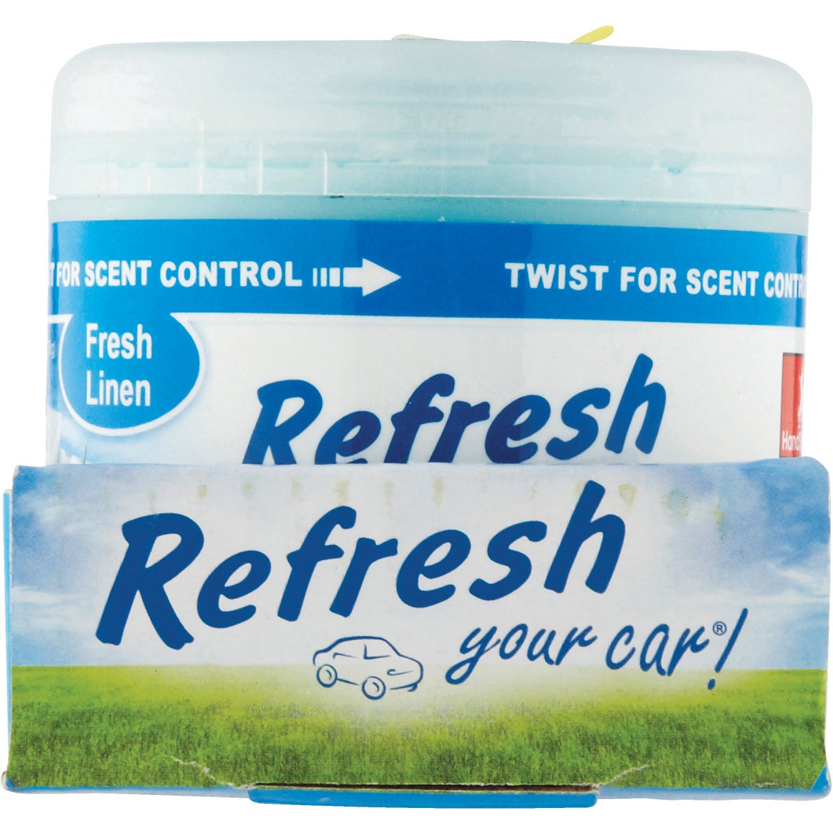 Refresh Your Car Gel Car Air Freshener, 4.5 Oz. Fresh Linen