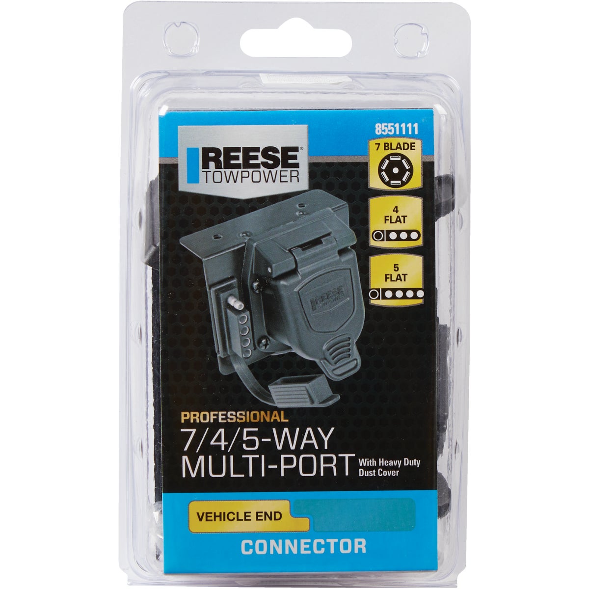 Reese Towpower 7-Blade, 4/5-Flat Professional Vehicle Side Connector