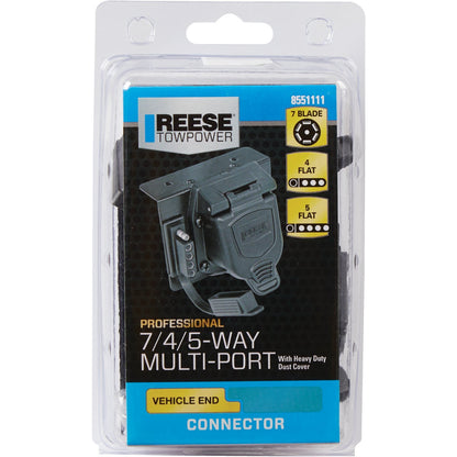 Reese Towpower 7-Blade, 4/5-Flat Professional Vehicle Side Connector