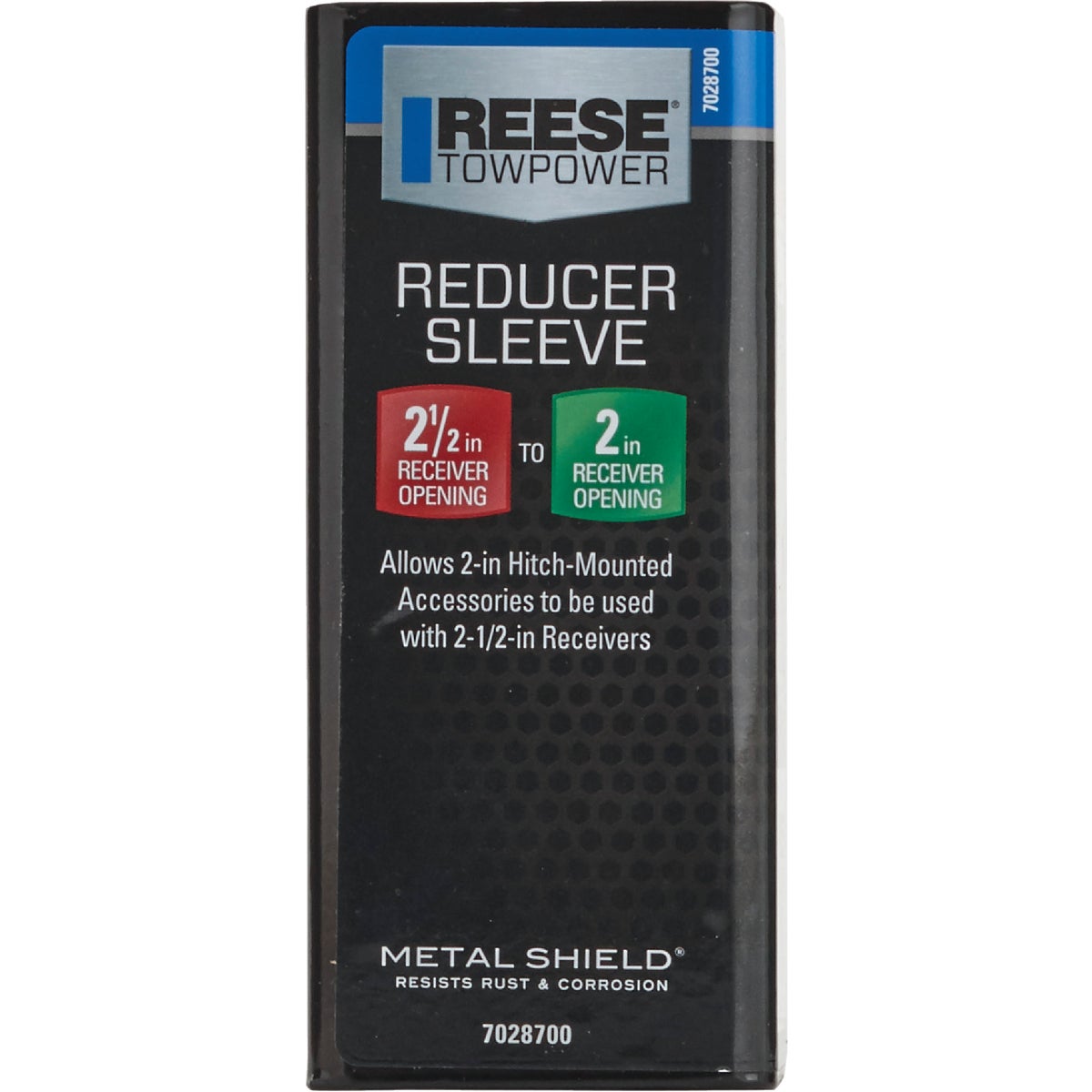 Reese Towpower Reducer Sleeve Receiver Adapter