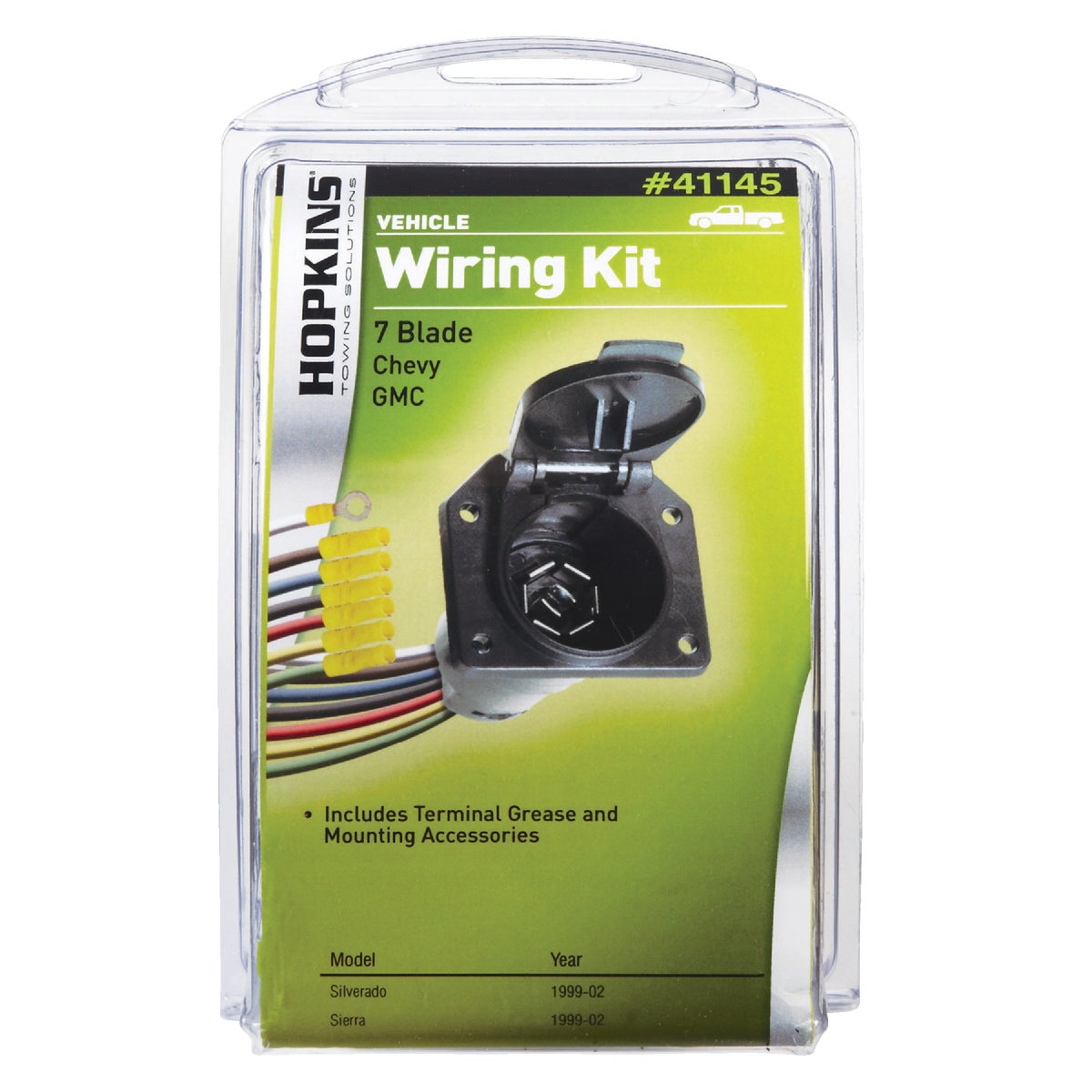 Hopkins 7-Blade Plug-In Simple Vehicle Wiring Kit (Chevy/GMC Compatible)