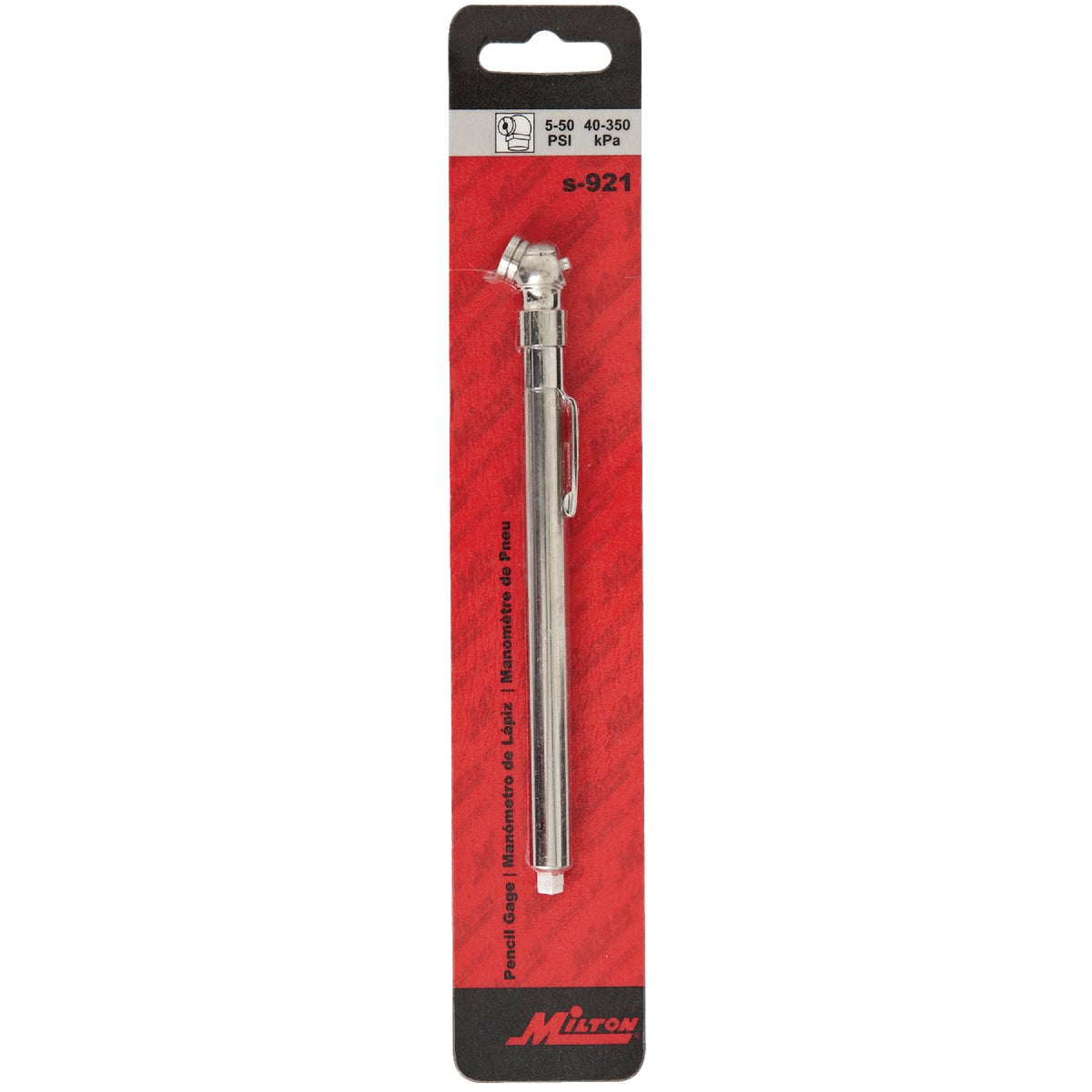 Milton 5-50 psi Chrome-Plated Tire Gauge