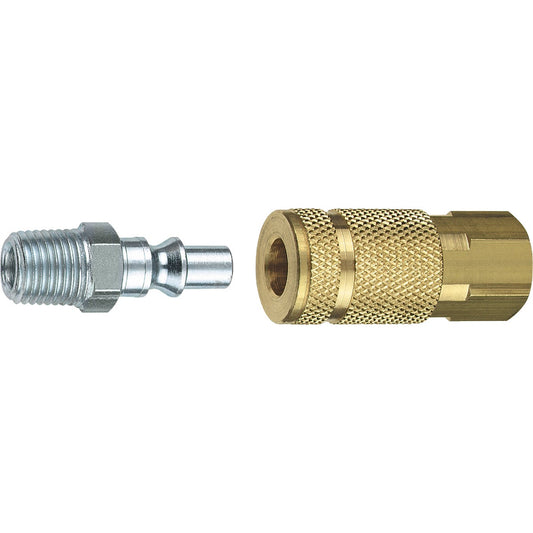 Tru-Flate 1/4 In. Coupler and Plug