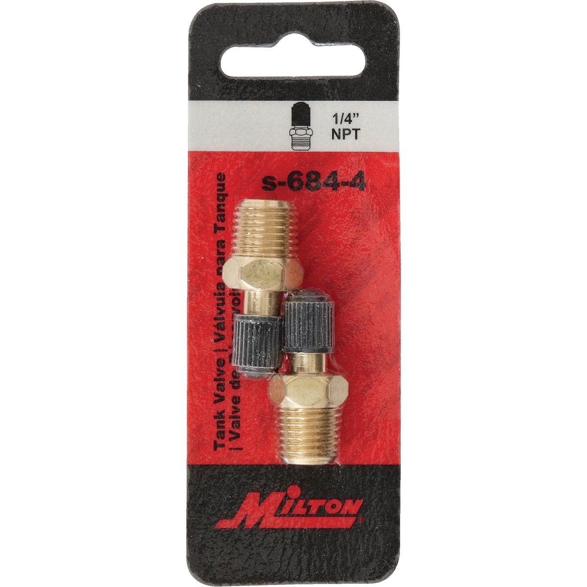 Milton 1/4 In. Male NPT Tank Valve