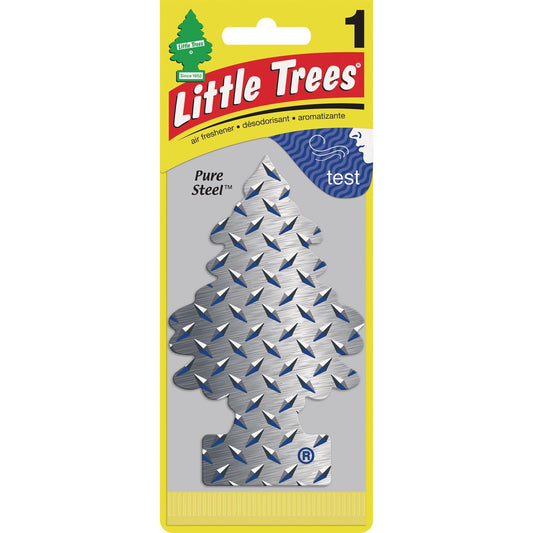 Little Trees Car Air Freshener, Pure Steel