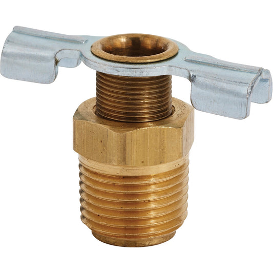 Milton 3/8 In. NPT Brass Drain Cock