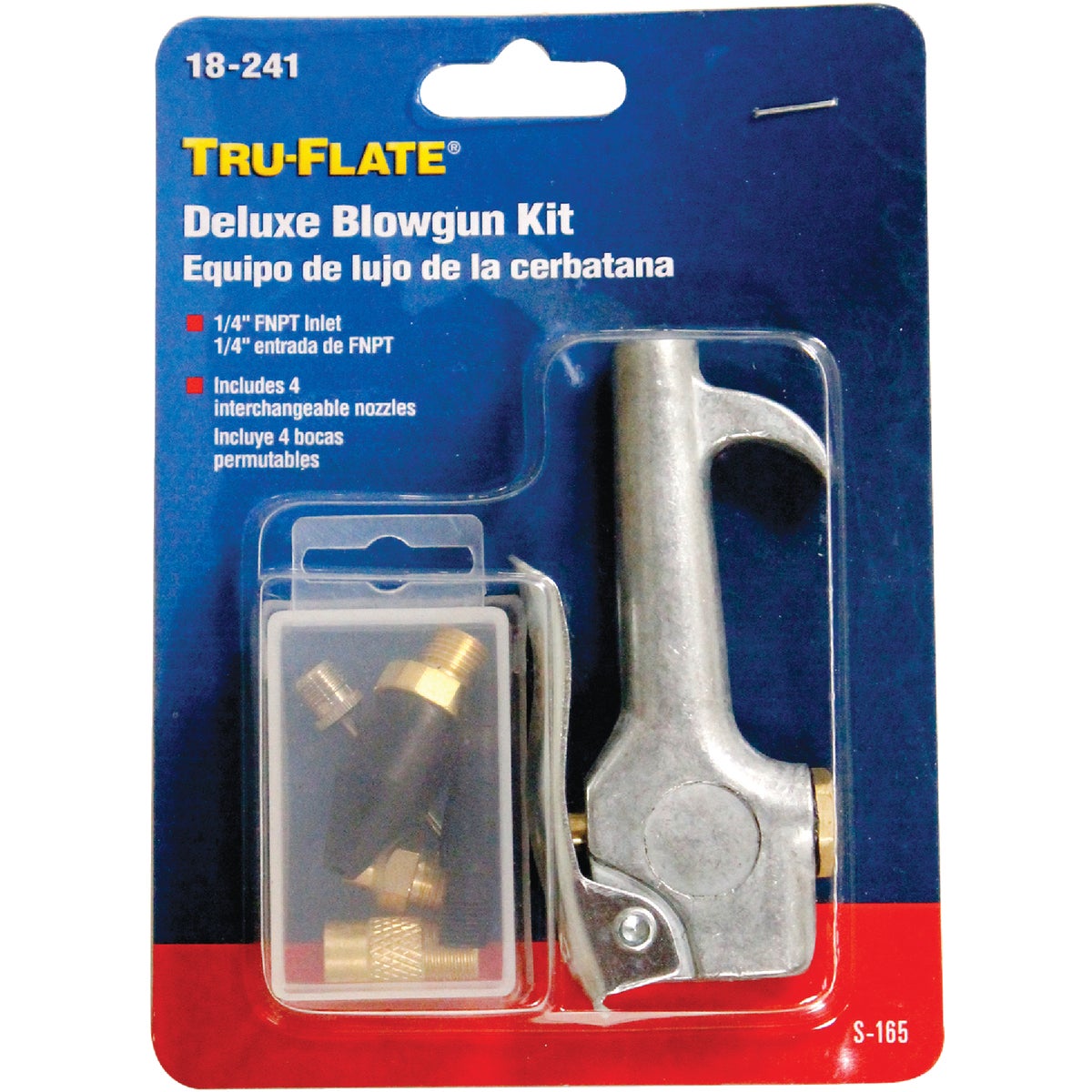 Tru-Flate 30 PSI 1/4 In. Deluxe Blow Gun