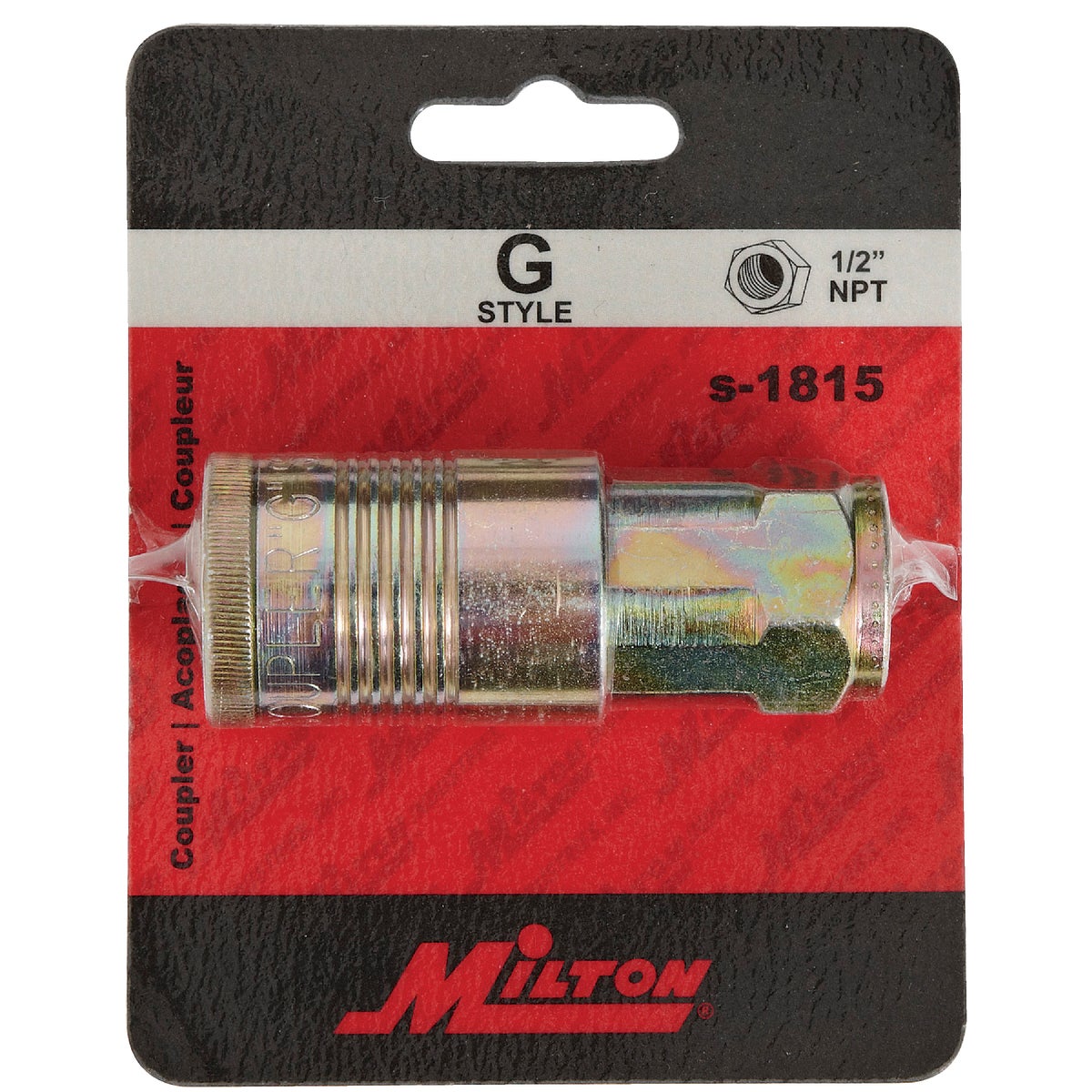 Milton 1/2 In. FNPT Steel Coupler