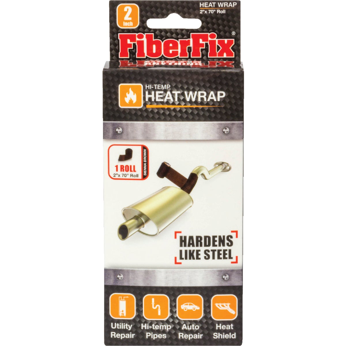 FiberFix 2 In. x 70 In. Heat Wrap Repair Tape, Sienna Brown