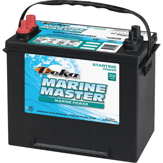 Deka Marine Master 12-Volt 550 CCA Starting Marine/RV Battery, Left Front Positive Terminal