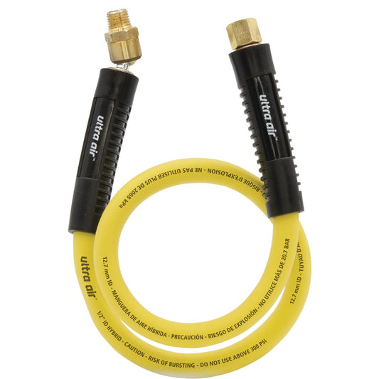 Amflo 3/8 In. x 30 In. Lead-In Air Hose with Ball Swivel