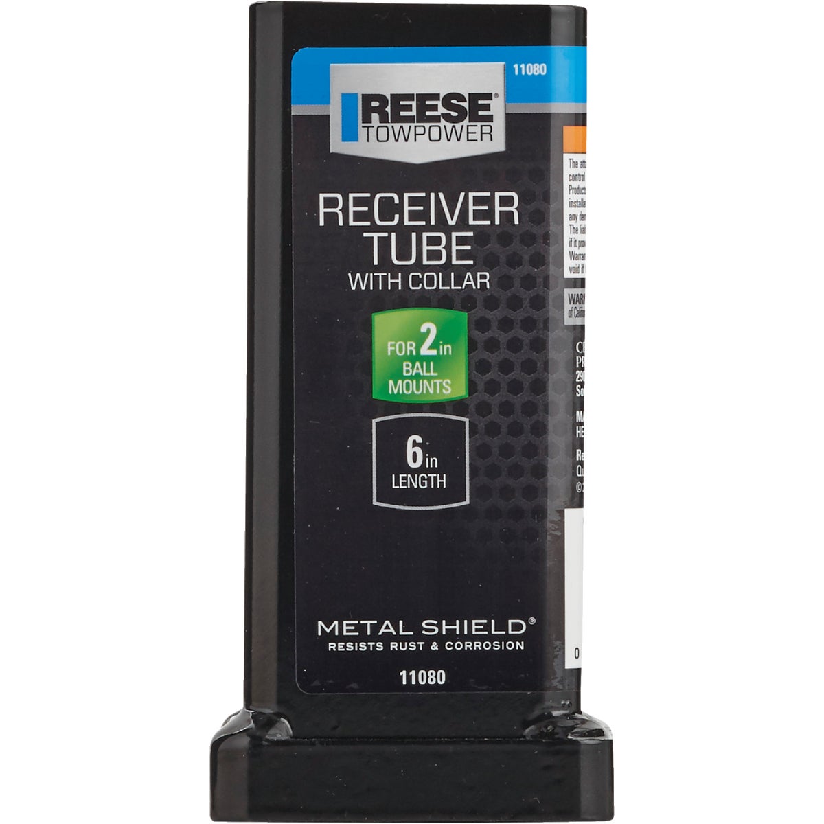 Reese Towpower 6 In. x 2 In. Receiver Tube with Collar