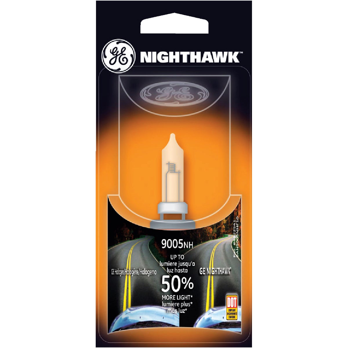 GE Nighthawk 65W Sport Replacement Halogen Automotive Headlight