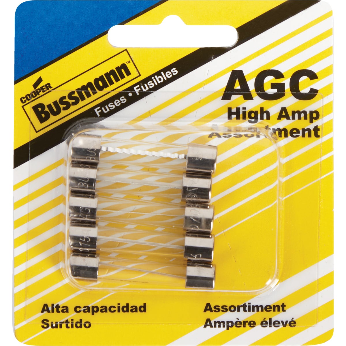 Bussmann AGC Glass Tube Fuse Assortment (5-Pack)