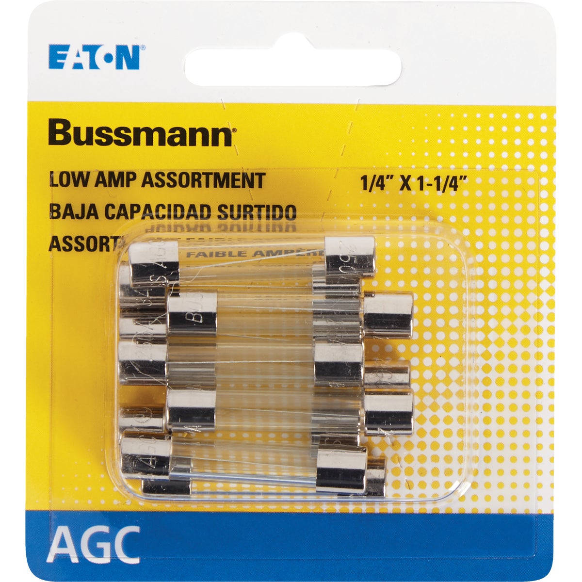 Bussmann AGC Glass Tube Fuse Assortment (10-Pack)