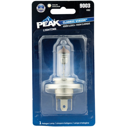 PEAK Classic Vision 9003 HB2 12V Halogen Automotive Bulb