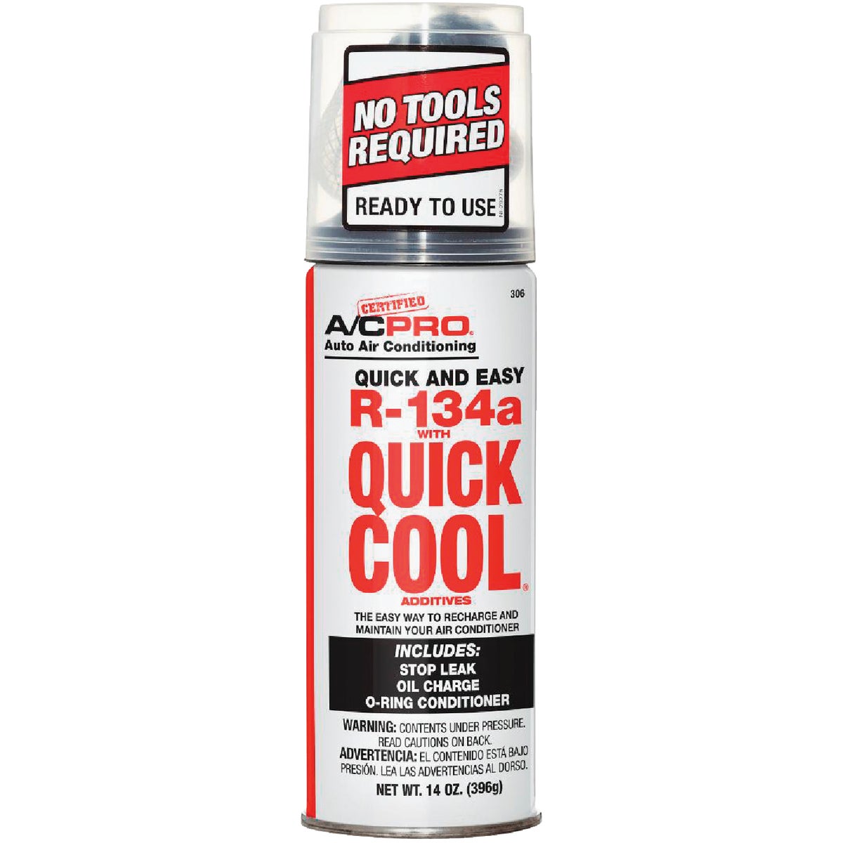 Quest Quick Cool 14 Oz. R-134a Refrigerant