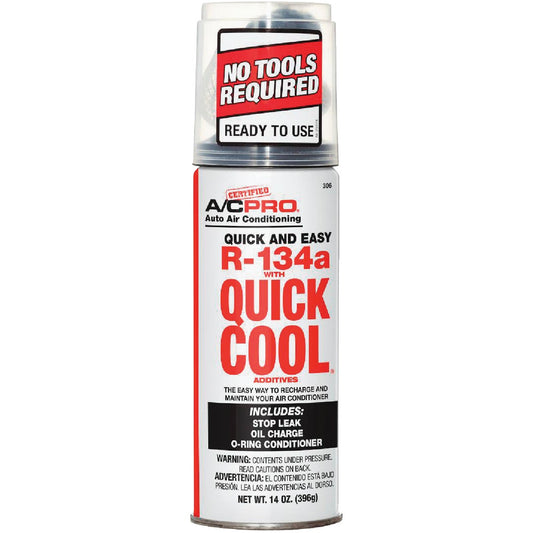 Quest Quick Cool 14 Oz. R-134a Refrigerant