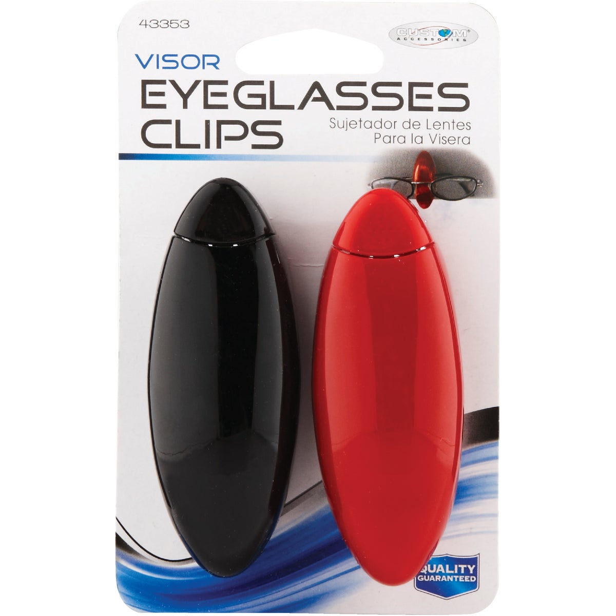 2PK GLASSES VISOR CLIP