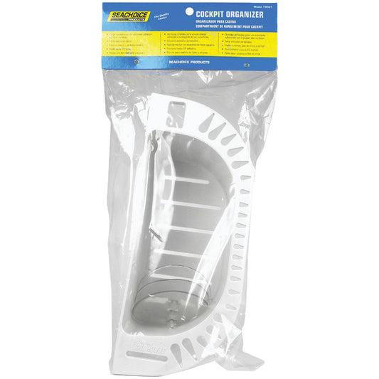 Seachoice White Plastic Cockpit Organizer Storage Holder