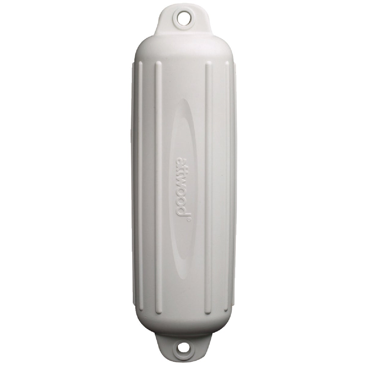 Seachoice 8-1/2 In. x 27 In. White Twin Eye Boat Fender