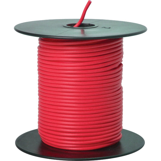 ROAD POWER 100 Ft. 18 Ga. PVC-Coated Primary Wire, Red