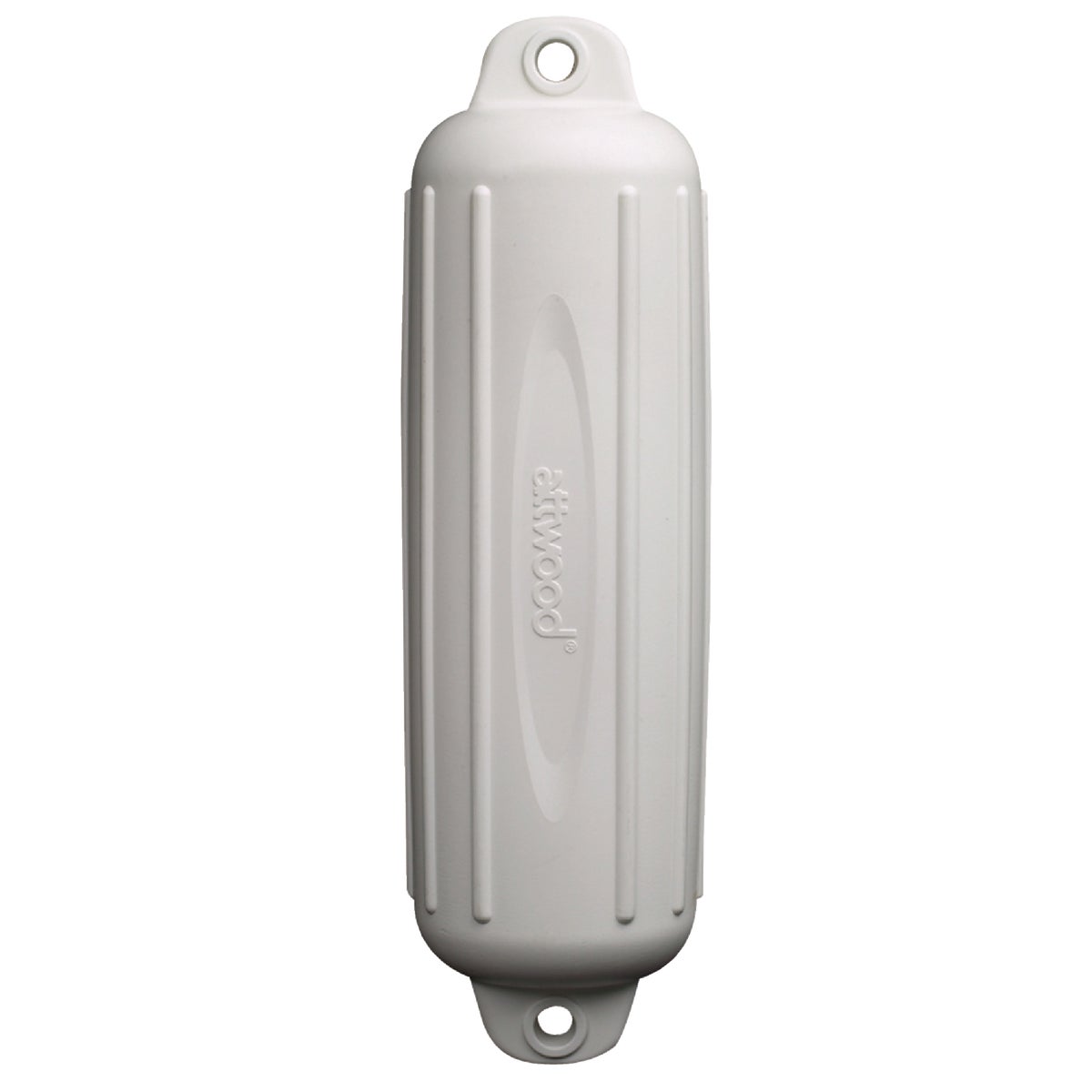 Seachoice 5-1/2 In. x 20 In. White Twin Eye Boat Fender