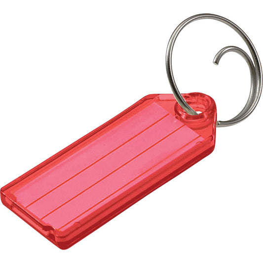 Lucky Line Transparent 2-1/4 In. I.D. Key Tag, (2-Pack)