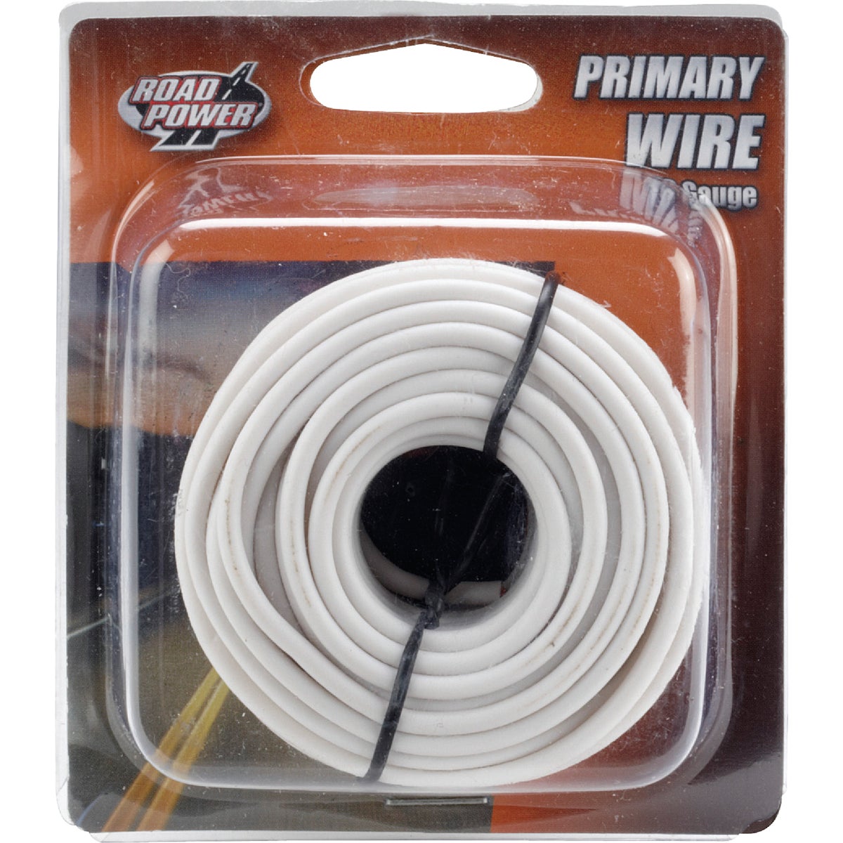 ROAD POWER 24 Ft. 16 Ga. PVC-Coated Primary Wire, White