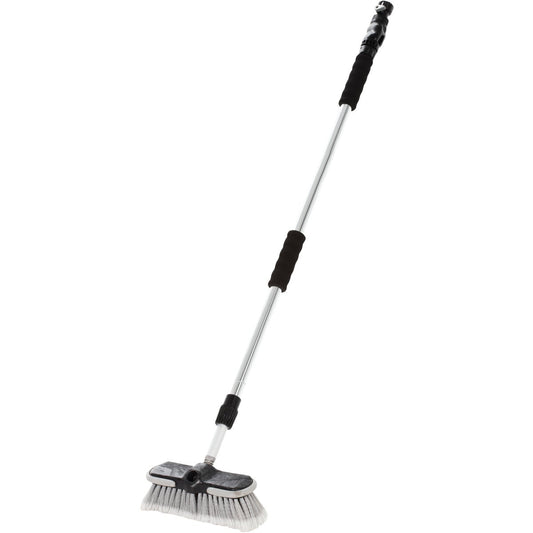 Carrand 8 In. Flow-Thru Wash Brush with Telescoping Handle