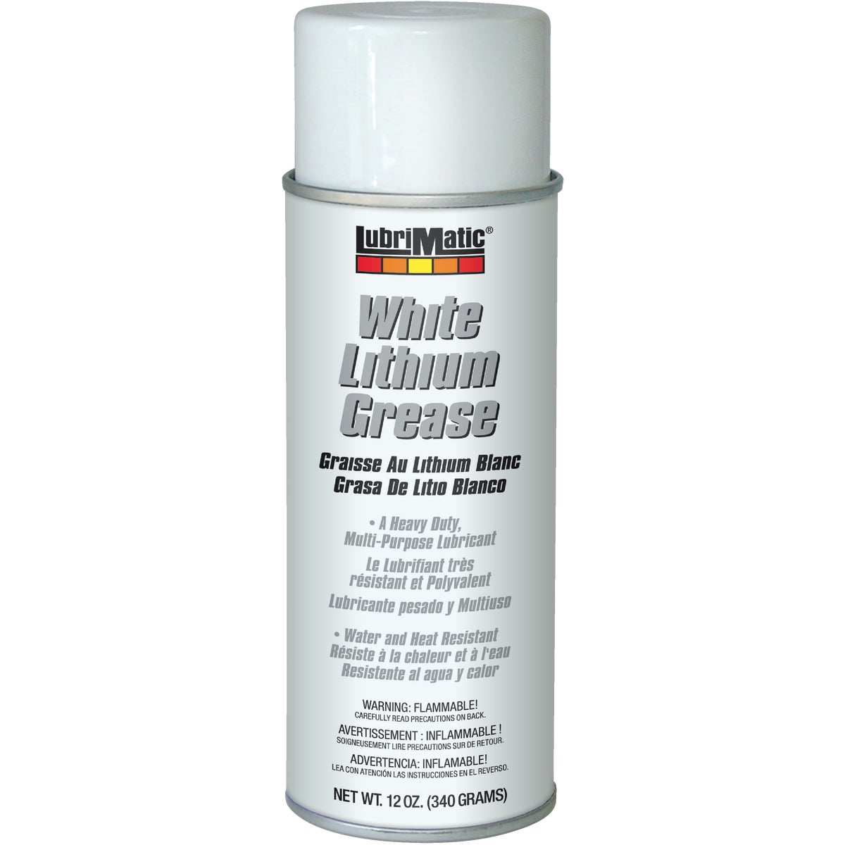 LubriMatic 12 Oz. Aerosol White Lithium Grease