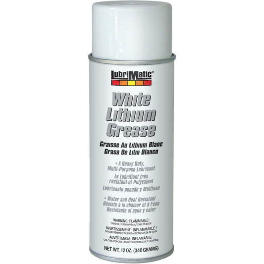 LubriMatic 12 Oz. Aerosol White Lithium Grease