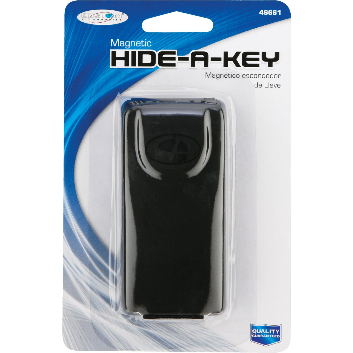 Custom Accessories Black Stainless Steel Magnetic Key Hider