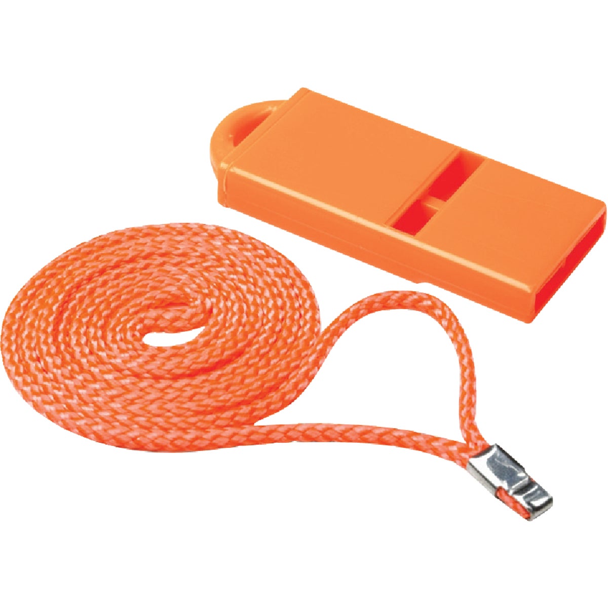 Seachoice 2 In. W. x 2-1/4 In. L. x 1/4 In. D. Orange Plastic Whistle