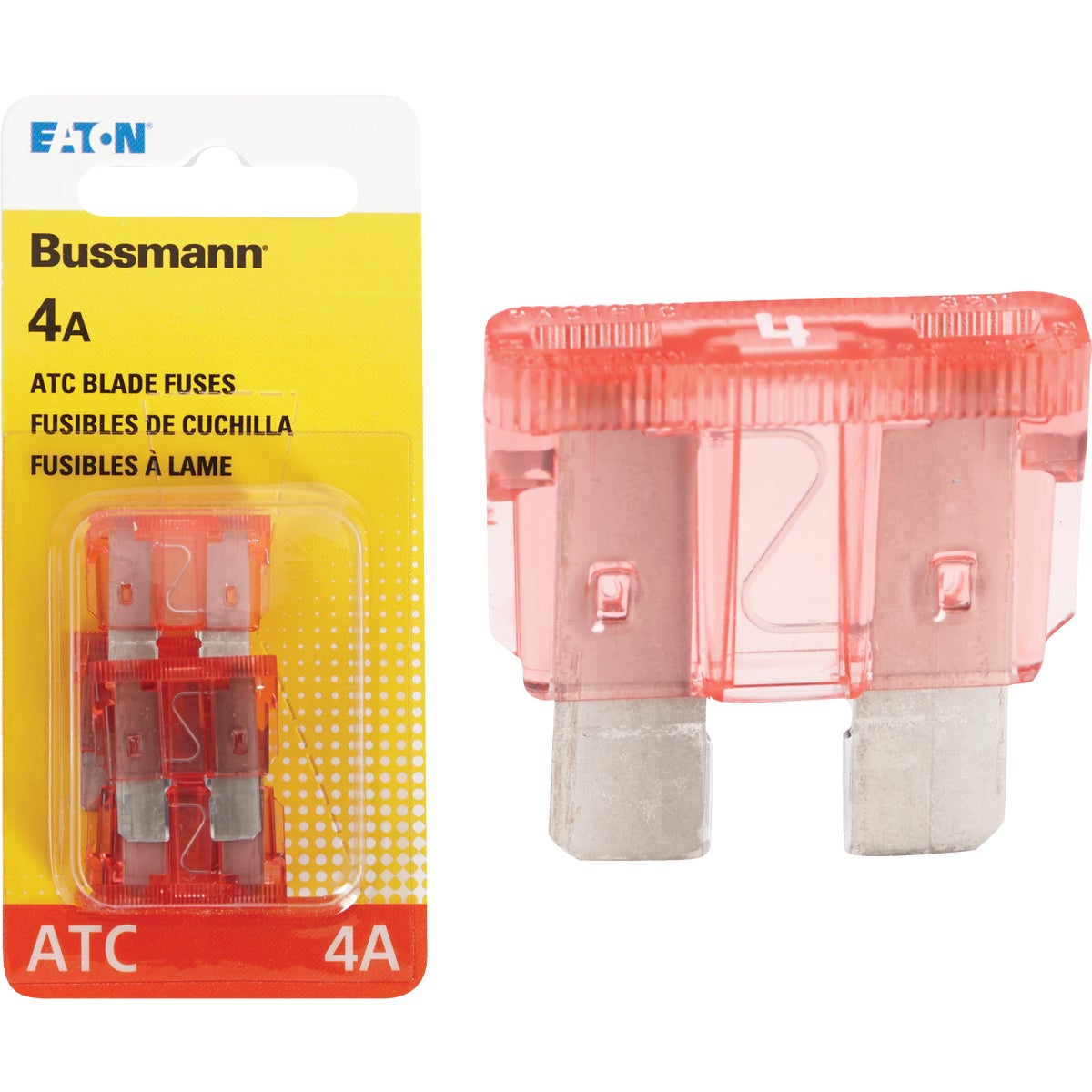 Bussmann 4-Amp 32-Volt ATC Blade Automotive Fuse (4-Pack)