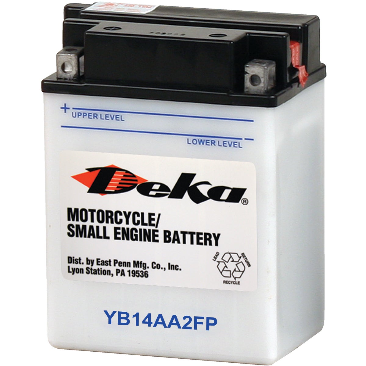 Deka 12-Volt 190 CCA Powersport Battery, Left Front Positive Terminal