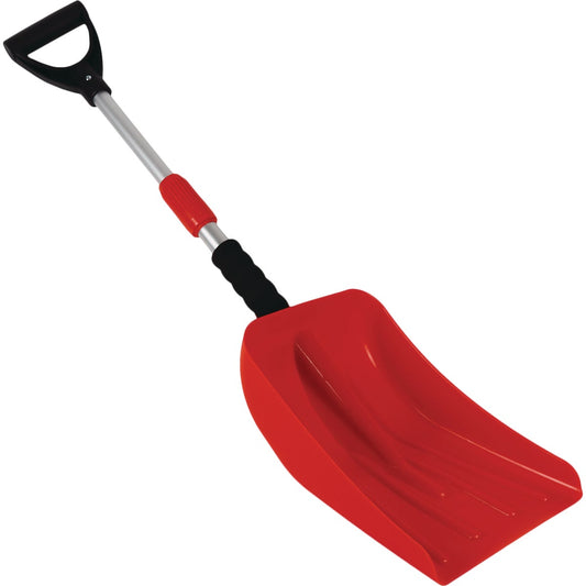 Oskar 9-1/2 In. Poly Emergency Automotive Snow Shovel with Extendable Steel Handle