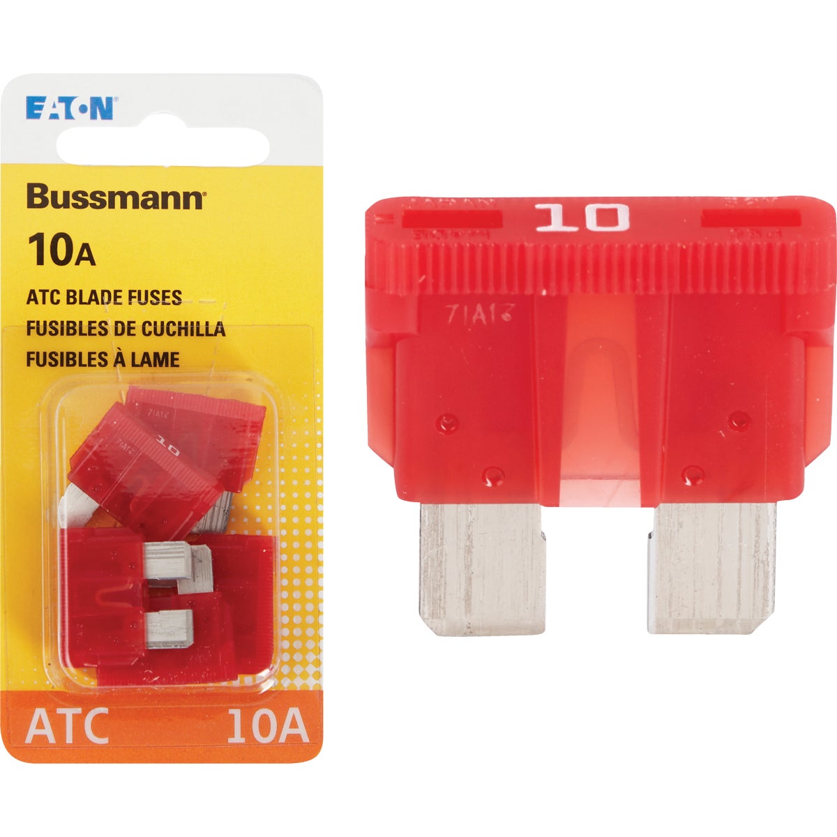 Bussmann 10-Amp 32-Volt ATC Blade Automotive Fuse (4-Pack)