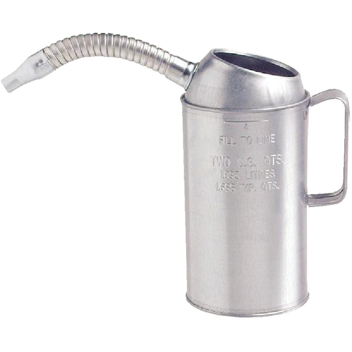 Plews LubriMatic 2 Qt. Galvanized Measure with Flexible Spout