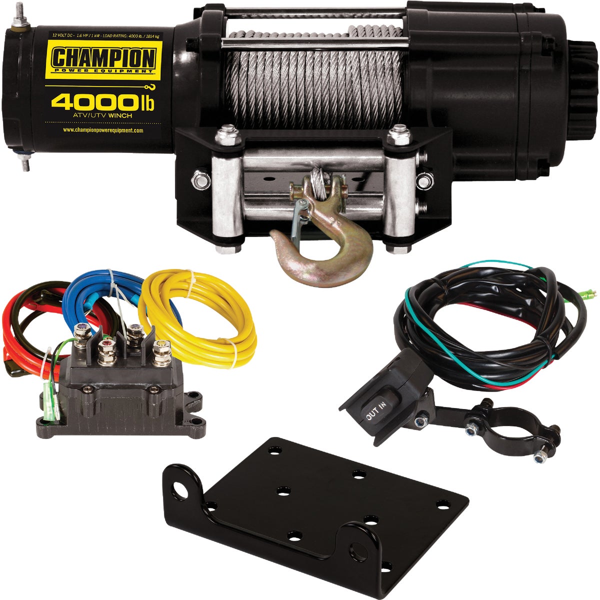 Champion 4000 Lb. ATV/UTV Winch Kit