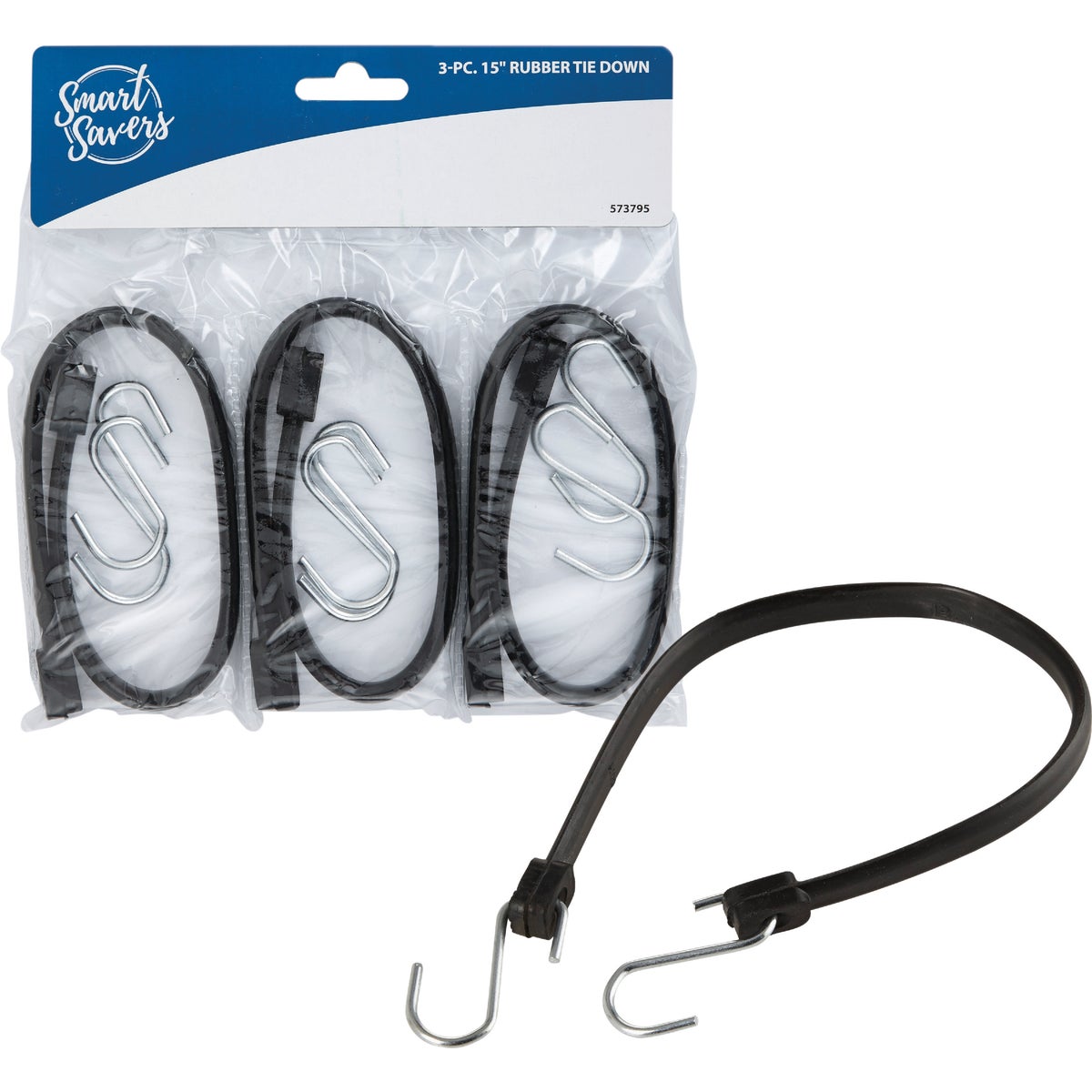 Smart Savers 15 In. Tarp Strap Set (3-Pack)