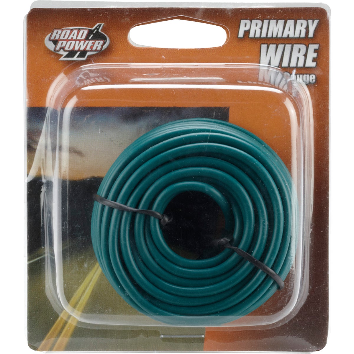 ROAD POWER 24 Ft. 16 Ga. PVC-Coated Primary Wire, Green