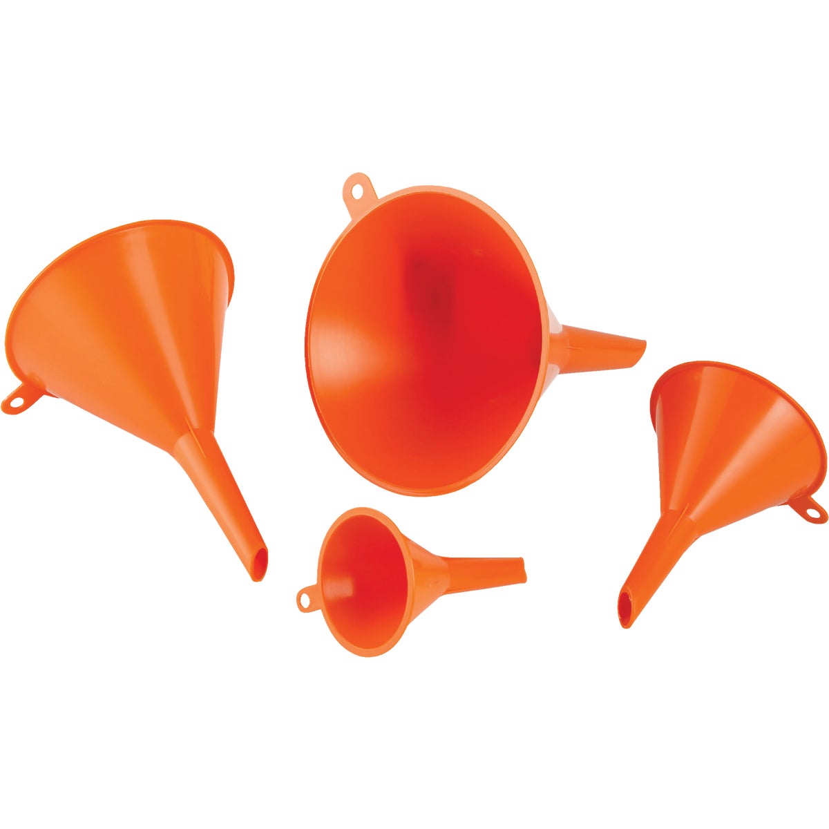 Smart Savers Plastic All-Purpose Funnel Set (4 Piece)