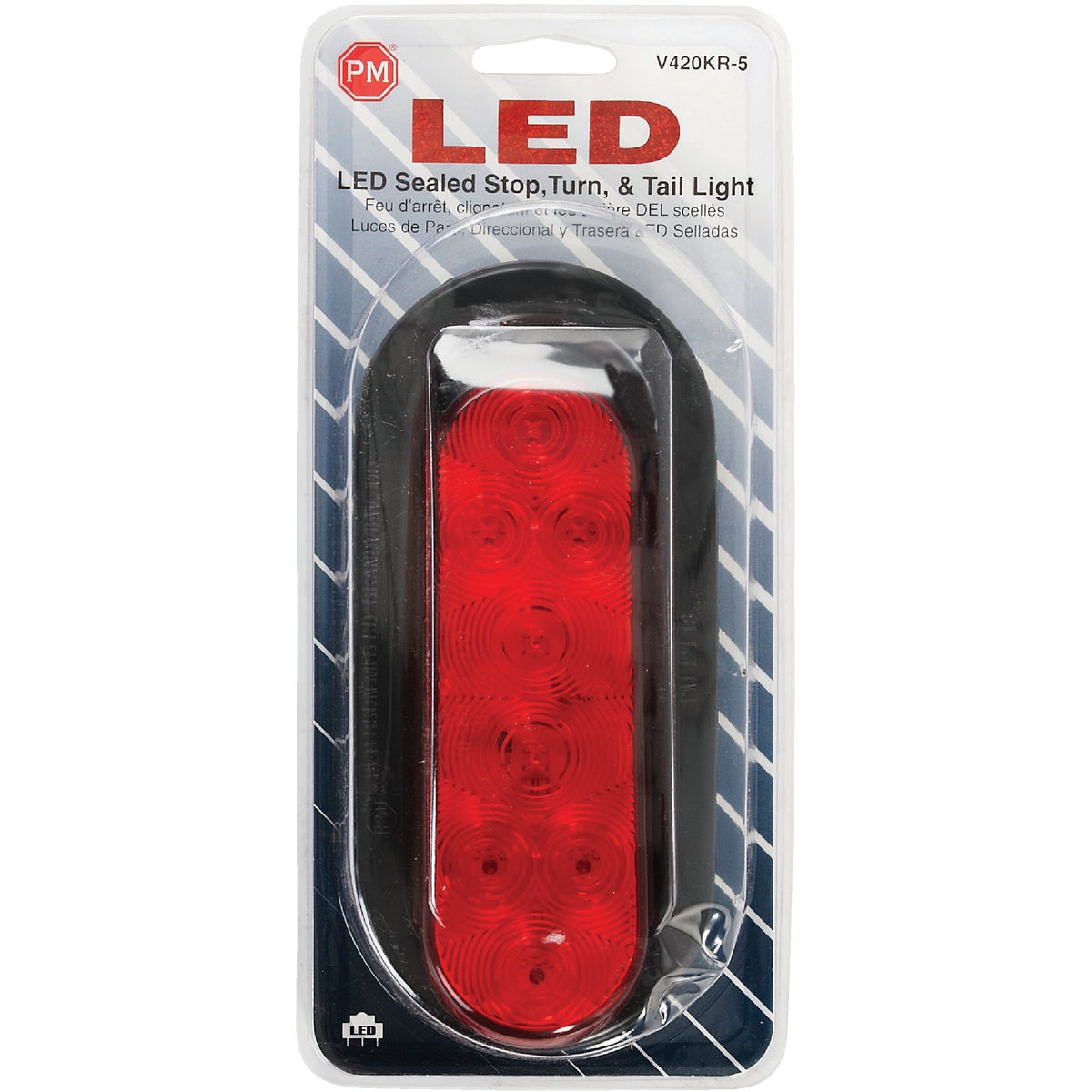 Peterson LumenX Oval 9-16 V. Red Stop & Tail Light