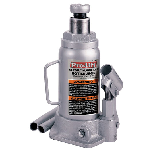 Pro-Lift 12-Ton Hydraulic Bottle Jack