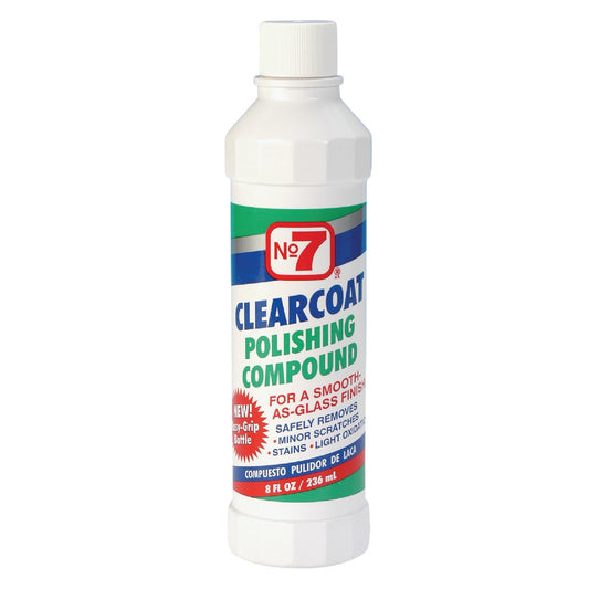 NO. 7, 8 Oz. Liquid Clear Polishing Compound