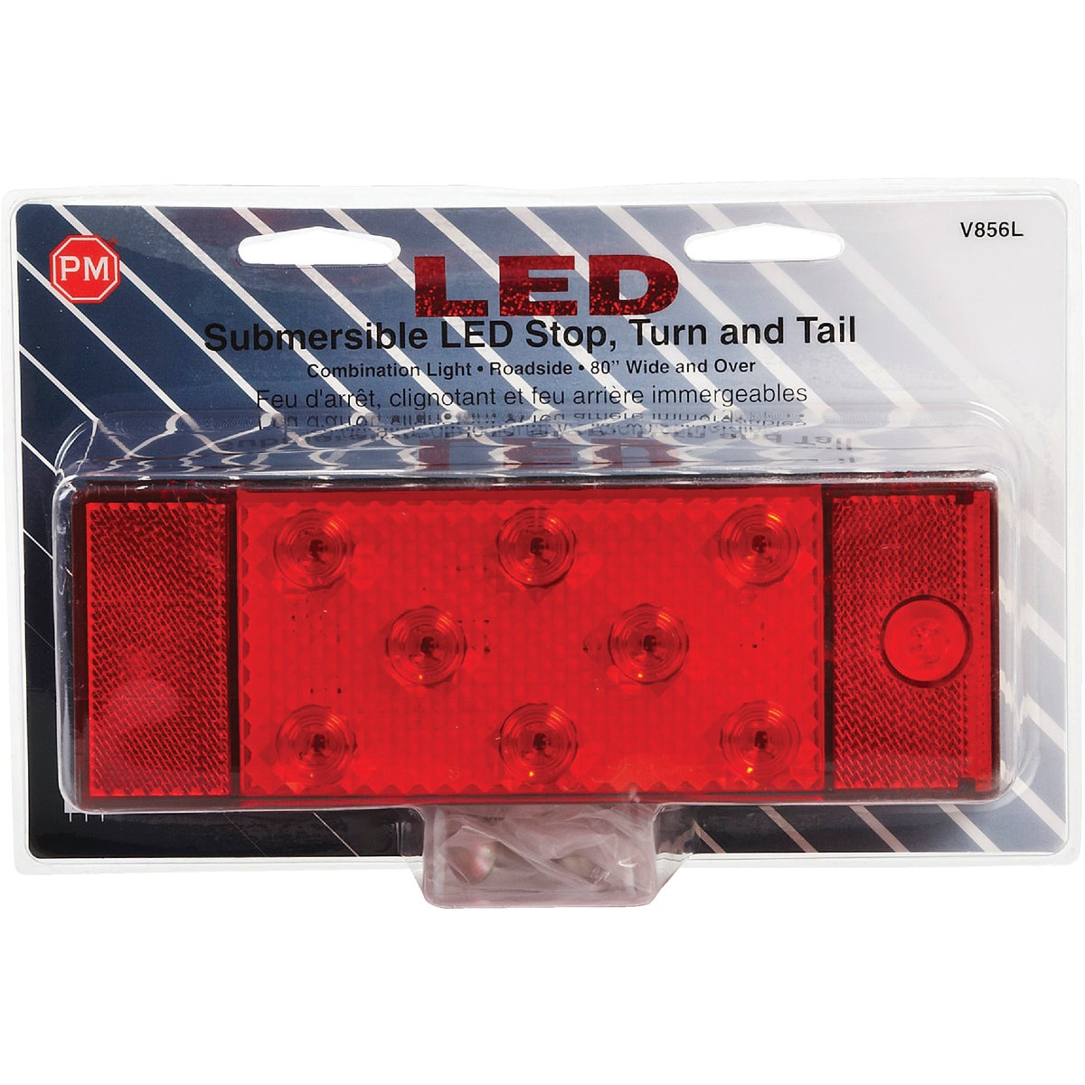 Peterson Rectangle Red 7.9 In. Stop & Tail Combo Light