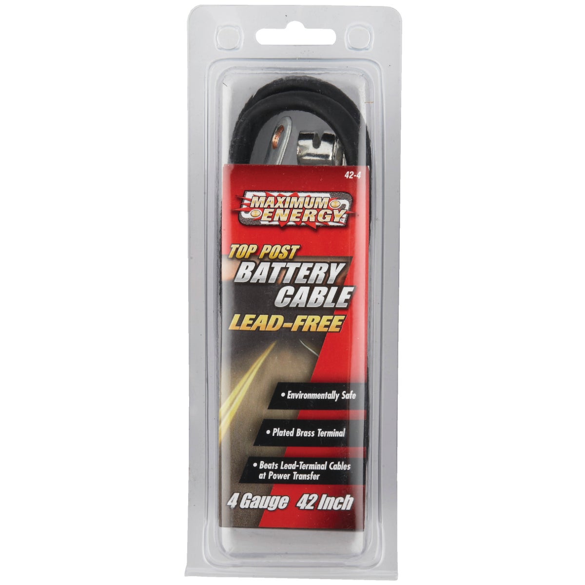 Road Power 42 In. 4 Gauge Top Post Battery Cable