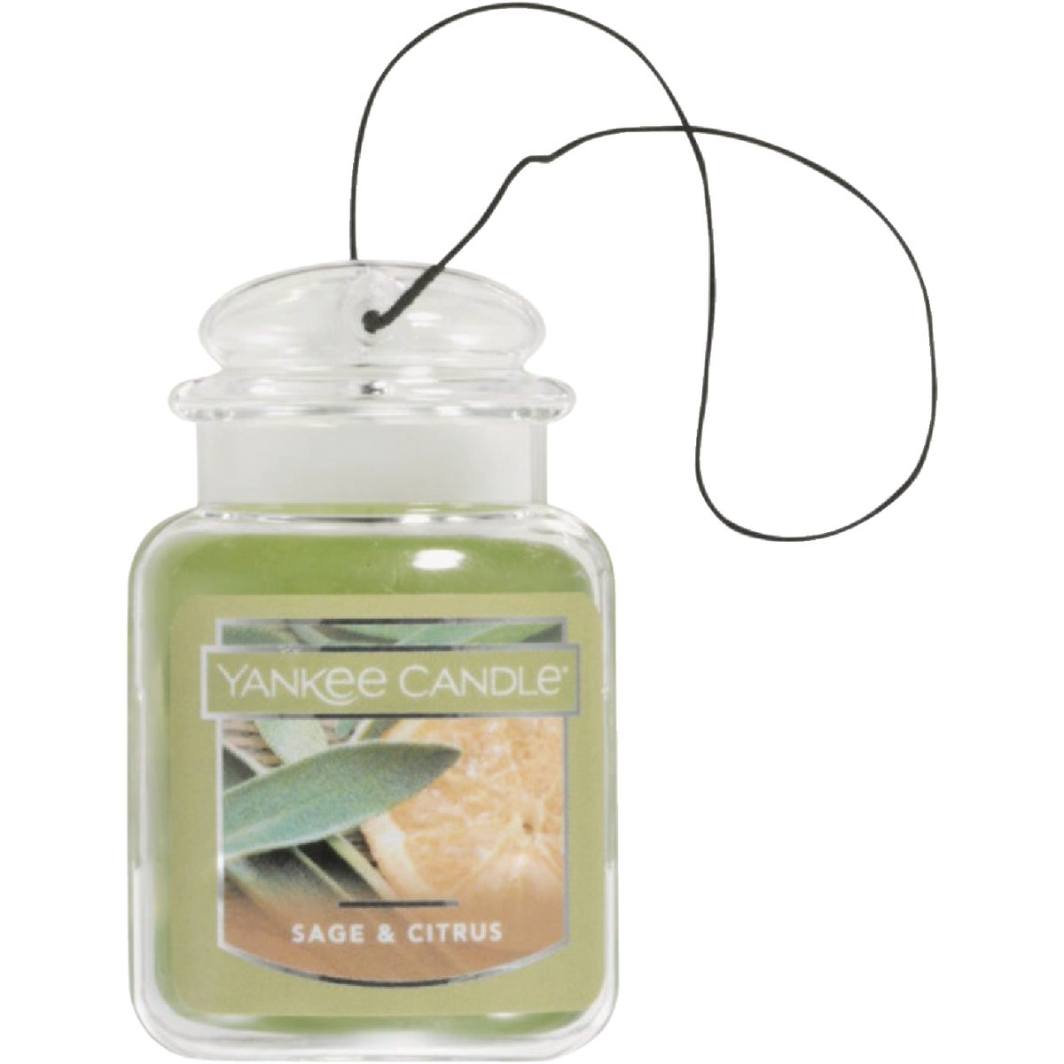 Yankee Candle Car Jar Ultimate Car Air Freshener, Sage & Citrus