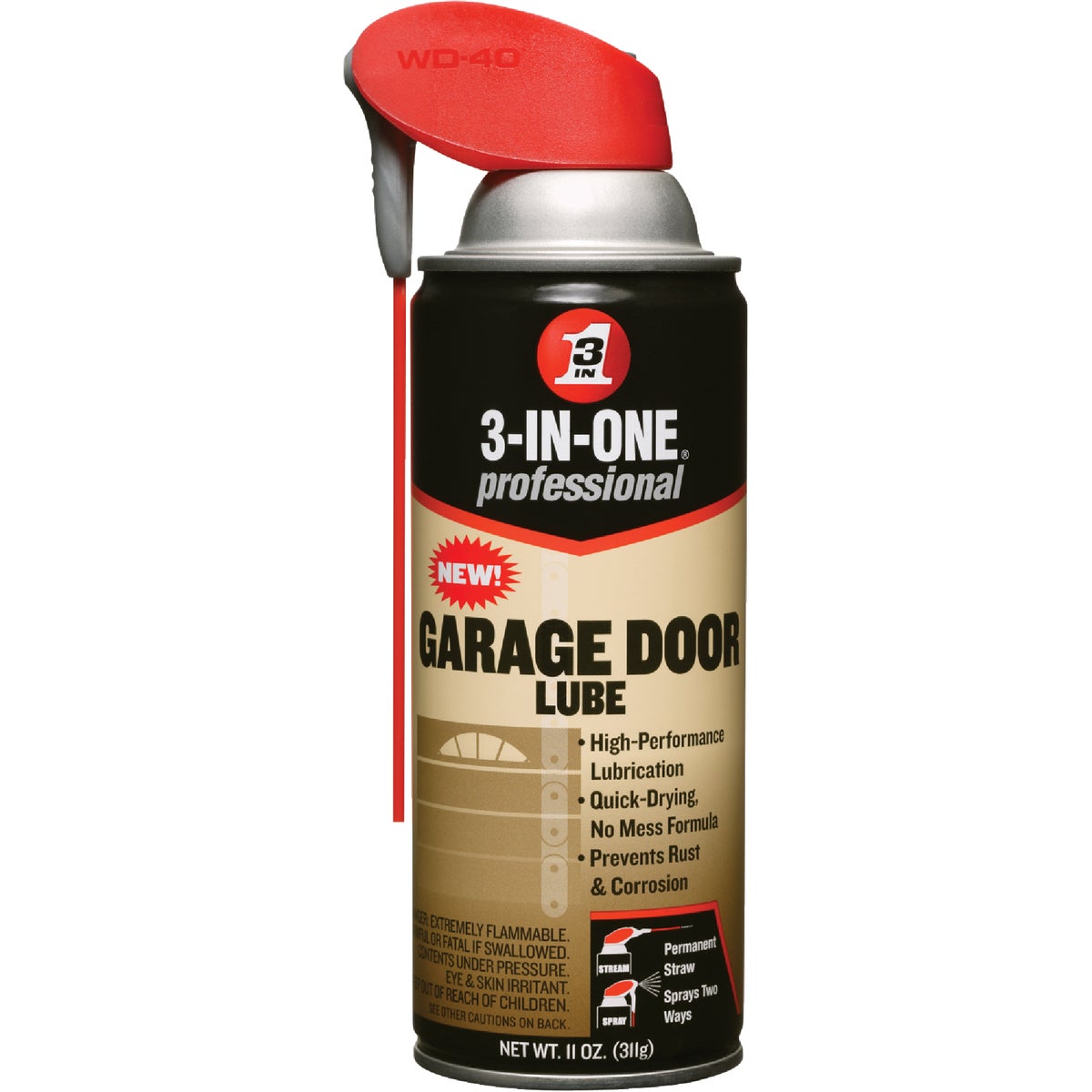 3-IN-ONE 11 Oz. Aerosol with Straw Garage Door Multi-Purpose Lubricant